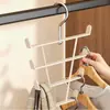 Cabide giratório 360 graus para guarda-roupa doméstico, cabideiro com ganchos para roupas e calças, cabideiro de armazenamento multifuncional