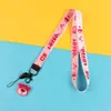 Lindo Cordón de Dibujos Animados para Pareja con Colgante Cuerda para Colgar al Cuello para Teléfono Móvil Apple Colgante Personalizado para Mujer Llavero Anti-Pérdida