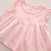 Conjunto Infantil 2025 Novo Estilo Verão Meninas Manga Curta e Shorts Conjunto de Duas Peças Exportação Transfronteiriça Roupa Infantil