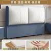 Cabecero tapizado para dormitorio, lujo ligero, simple, moderno, cabecero flotante ultrafino, cojín suave, cabecero grueso, casa de alquiler