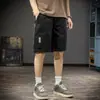 Shorts casuales ligeros de verano para hombre 2025 nuevos pantalones de trabajo retro americanos rectos holgados shorts deportivos de longitud media