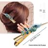 B117D tamanho pequeno clip de chifre dourado galvanizado +24 clip de ferro vintage com diamante embutido bico pontudo clip bico de pato placa clipe superior