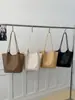 Bolsas Femininas Transfronteiriças 2026 Novo Estilo Simples Grande Capacidade Bolsa de Ombro de Mão Moda Versátil Bolsa Tote Tecida
