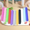 Pulseras de Silicona de Color Sólido para Niños, Pulseras que se Enrollan Solas con Estampado de Patrones Creativos, Pulseras de Silicona de Regalo
