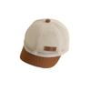 Pequeno urso desenhos animados Full Net Short Brim Baby Cap protetor solar Sun Hat Short Brim Baseball Cap para meninos e meninas