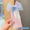 Banda para el cabello para niños Lazo de arcoíris para niña Pinza para el cabello trenzado Tocado Cinta para cola de caballo Horquilla Accesorios para el cabello de primavera y verano para niñas