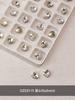 Venda quente de jóias de unhas de diamante transparente Super Flash torto coração machado Diamante gota de água gordura quadrado borboleta diamante branco acessórios de unhas atacado