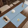 Camino de Mesa de Color Sólido, Mantel Individual de Té de Alta Gama, Mantel Antideslizante de Tierra de Diatomeas para Mesa de Té, Mantel Absorbente para Té, Posavasos, Mantel Drenante Aislante del Calor para Encimera