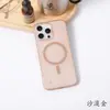 Funda magnética sin bordes con agujero grande para teléfono móvil para iphone16promax tendencia 11/15 mate 13/14 transfronteriza