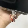 Elefante de Acrílico 2D Nuevo Comiendo Manzana Adecuado para Conexión Android Iphone/Tipo-C