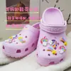 Dibujos Animados Arcoíris PVC Goma Suave Desmontable Agujero Zapatos Amuletos para Zapatos Hebillas para Zapatos Comercio Electrónico Transfronterizo Accesorios DIY Moda Versátil