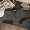Cueca Boxer Feminina 100% Algodão Cintura Média 2025 Nova Seamless 100% Algodão com Forro Antibacteriano para Meninas