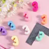 Miçangas de Letra Única, Miçangas de Letra Acrílicas com Furo Grande Acessórios, Pulseira Feita à Mão DIY, Decoração de Corrente de Celular