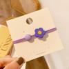 Accesorios para el Cabello Huidi 2022 Color de Moda Azul Vinca Anillo para el Cabello Goma Elástica Diadema Cuerda para el Cabello Roja de Internet para Mujer Tocado