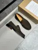 Novos Sapatos Loafers CL Spliced de Couro Genuíno Masculino Tendência Color Block Malha Fivela Dupla Slip-on Sapatos de Couro Transfronteiriços Tamanho Grande Sapatos Masculinos