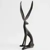 Conejo de Pascua/Conejo Escultura Resina Sintética Impresa Conejo de Pascua Adorno Decorativo