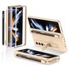 Para funda de teléfono móvil Samsung Z Fold4 bisagra magnética ranura para bolígrafo soporte plegable negocio anticaída cubierta protectora transfronteriza