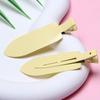 Pinza para el Cabello Cara Brillante Sin Marca Pinza para el Cabello Rojo Cibernético Pinza Sin Marca Pegamento de Crema DIY Pinza de Cinta Pinza para el Cabello Color Macarrón