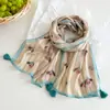 Bufanda Francesa de Lunares Estilo Coreano para Niños, No Hace Bolitas, Estilo Lento de Primavera, Moda Fina de Primavera y Otoño, Clase A
