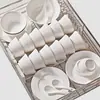 Tazón de Cerámica Jingdezhen Personalizado Juego de Plato y Tazón Blanco Puro con Relieve Francés Hogar Nuevo Juego de Plato y Tazón 2026