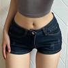 Hot Girls Sexy Cintura Baixa Denim Shorts Verão Feminino Nova Chegada Desgaste Design Sense Apertado Estiramento Hip Hot Pants