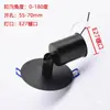 E27 Portalámparas Giratorio Universal Base de Hierro Cerámica Resistente a Altas Temperaturas Boca de Tornillo Universal Cabezal de Lámpara Simple Montaje Oculto/Superficial