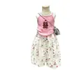 Conjunto de Verano para Niñas 2026 Nuevo Modelo Camisola Rosa de Oso Infantil Pantalones con Dibujos Animados y Anti-Mosquitos Conjunto de Dos Piezas
