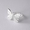 Anillo de Mariposa Elfo de Yema de Dedo para Mujer, Moda Simple, Versátil, Temperamento, Anillo Abierto Pequeño de Celebridad de Internet Apilable