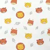Capa para bolsa de roupas de algodão estampado, malha de algodão classe A para bebês, 300 peças, estampado, dupla face