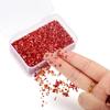 Venta Caliente Transfronteriza Color Irregular Hecho a Mano DIY Traje de Grava Alto Brillo Grava de Vidrio Arte de Uñas Set de Grava en Caja