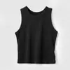 Nuevo Estilo de Primavera y Verano Top sin Mangas de Personalidad Chica Popular para Mujer, Adecuado para Usar como Capa Base o Ropa Exterior, Top Corto Deportivo tipo Camisola que se Puede Usar por Fuera