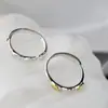 Nafoge Joyería de Plata al por Mayor Anillo de Plata Simple de Moda con Apertura de Hoja Anillo Completo para Mujer de Plata de Ley 925