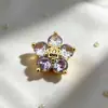 Colar Pulseira de Contas Espaçadoras Zircônia Cobre Banhado a Ouro 18K Corrente de Pérola Acessórios para Joias DIY Fabricante Atacado