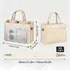 Bolsa de Lona Transfronteriza de Amazon con Logo Personalizado Gran Capacidad para Llevar en la Mano, al Hombro o Cruzada Bolsas de Lona Tote Tridimensional Hechas a Medida
