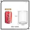 Portavelas de Vidrio de Borosilicato Alto, Transparente, Engrosado, Resistente a Altas Temperaturas, para Cena a la Luz de las Velas, Boda, Uso en el Hogar, Copa de Vidrio Estéticamente Agradable, Copa para Velas