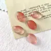 Piedra Preciosa Cabujón Ovalado de Ágata Cristalina Más Vendida Transfronteriza 10*14mm Piedra Suelta Semipreciosa Incrustación Joyería DIY