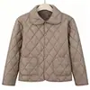 Otoño Invierno Casual Streetwear Tallas Grandes Holgada Solapa Chaqueta de Algodón Estilo Coreano Engrosada Cálida Ropa de Algodón Transfronteriza Nuevo Estilo Ropa de Algodón para Mujer