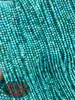 Turquesa natural de Hubei en bruto, cuentas redondas de 2 mm, semiacabadas, para pulsera, collar de clavícula, joyería con cuentas sueltas.