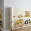 Papel de Parede Autoadesivo Estilo Cartoon Infantil e Puro Adesivos de Parede à Prova d'Água Papel de Parede para Casa Decoração de Parede de Fundo para Quarto Sala de Estar Adesivos