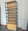 Vitrina de Vino para Centro Comercial, Gabinete de Vino de Madera de Pie, Estante de Vino Estilo Europeo para Bodega, Almacenamiento y Exhibición de Vino con Luces