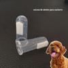 Produtos transfronteiriços para animais de estimação Escova de dentes de limpeza de dedo Detartar para animais de estimação Descontaminação de silicone Produtos de limpeza de capa de dedo