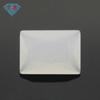 Huagang Gem Rectangular Ángulo Recto Coche Flor Vidriera Piedra Nuda Anillos de Vidrio Multicolor Outlet de Fábrica de Joyería