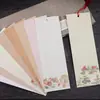 Marcador de estilo antiguo de estilo nacional cultural y creativo, marcador de estilo chino en blanco escrito a mano, papel de arroz batik, caligrafía a medio cocinar especial