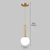 Lámpara de araña para mesita de noche de dormitorio nórdico, lámpara de araña creativa y personalizada de bola de cristal de tres cabezas para pared de fondo de sala de estar moderna y minimalista