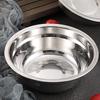 Tazón para sopa multiusos de acero inoxidable al por mayor, fregadero para cocina doméstica comercial, tazón para sopa grueso de acero inoxidable 304