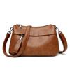 Bolso de Cuero Suave, Bolso para Madre de Mediana Edad, Bolso Bandolera, Bolso Bandolera Versátil y Elegante para Mujer, Bolso Pequeño de un Solo Hombro, Lujo Ligero