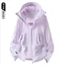 Ropa Ligera de Protección Solar Estilo Montaña, Ropa de Protección Solar para Exteriores con Protección UV UPF50+, Ropa Transpirable con Capucha de Seda de Hielo para Refrescar la Piel