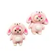 Muñeco de Animal de Dibujos Animados Accesorios de Resina para Tres Años DIY Hecho a Mano Imán para Refrigerador Pasador Llavero Colgante de Mochila Escolar de Moda