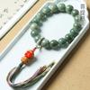 Yanyu verde bodhi raiz DIY sândalo mãe portátil especificações 1.7 masculino e feminino literário jogo rosário decoração fábrica atacado