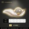 Decoración Colgante de Sala de Estar con Luz LED Digital de Gama Alta, Elegante, Finamente Tallada, Pluma de Ilusión, Pintura Decorativa Mural de Lujo Dorado, Fabricante, Venta al por Mayor